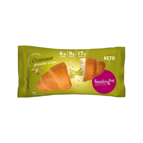 Feeling Ok Croissant Crema al Pistacchio 65g