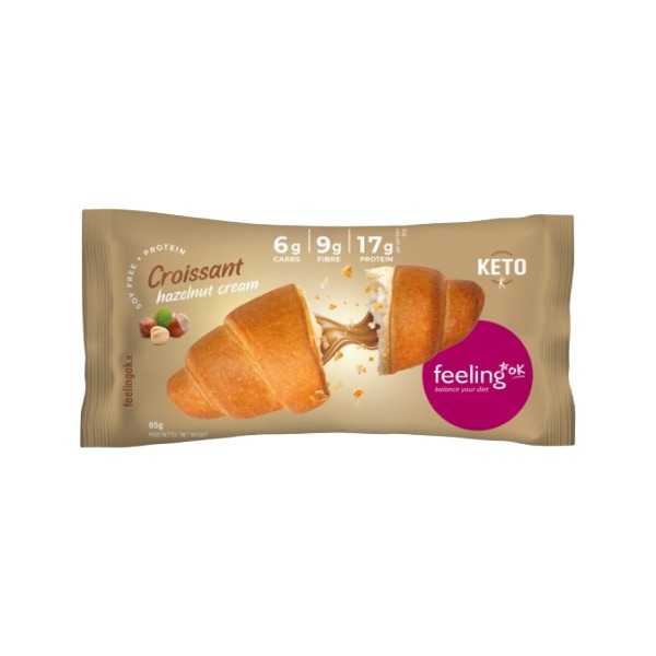 Feeling Ok Croissant Crema alla Nocciola 65g
