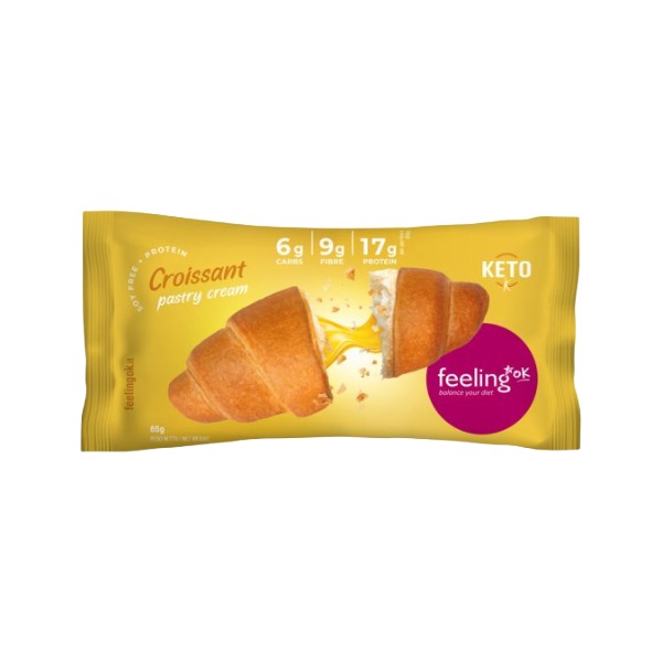 Feeling Ok Croissant alla Crema Pasticcera 65g