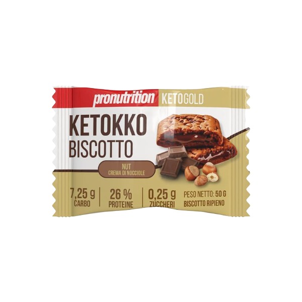 ProNutrition Biscotto Ketokko Crema Nocciole 50G