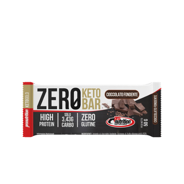 ProNutrition Barretta Zero Keto Cioccolato Fondente 50g